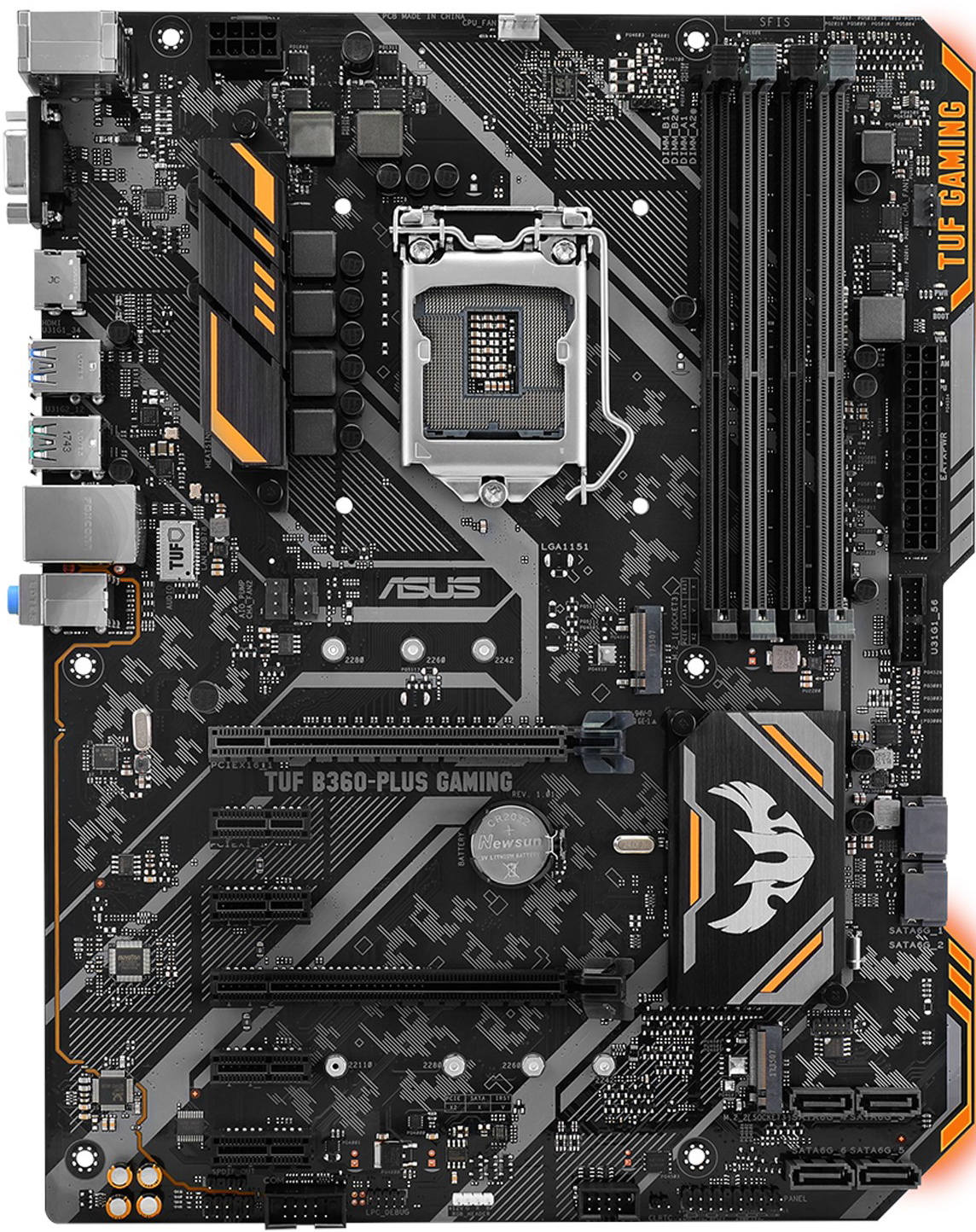 Asus TUF B360-Plus Gaming - Motherboard Specifications On